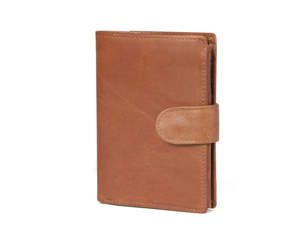 JOGUJOS Crazy Horse Leather Men's Wallet Genuine Leather Men Business Wallet  RFID Men Card Id Holder Coin Purse Travel Wallet