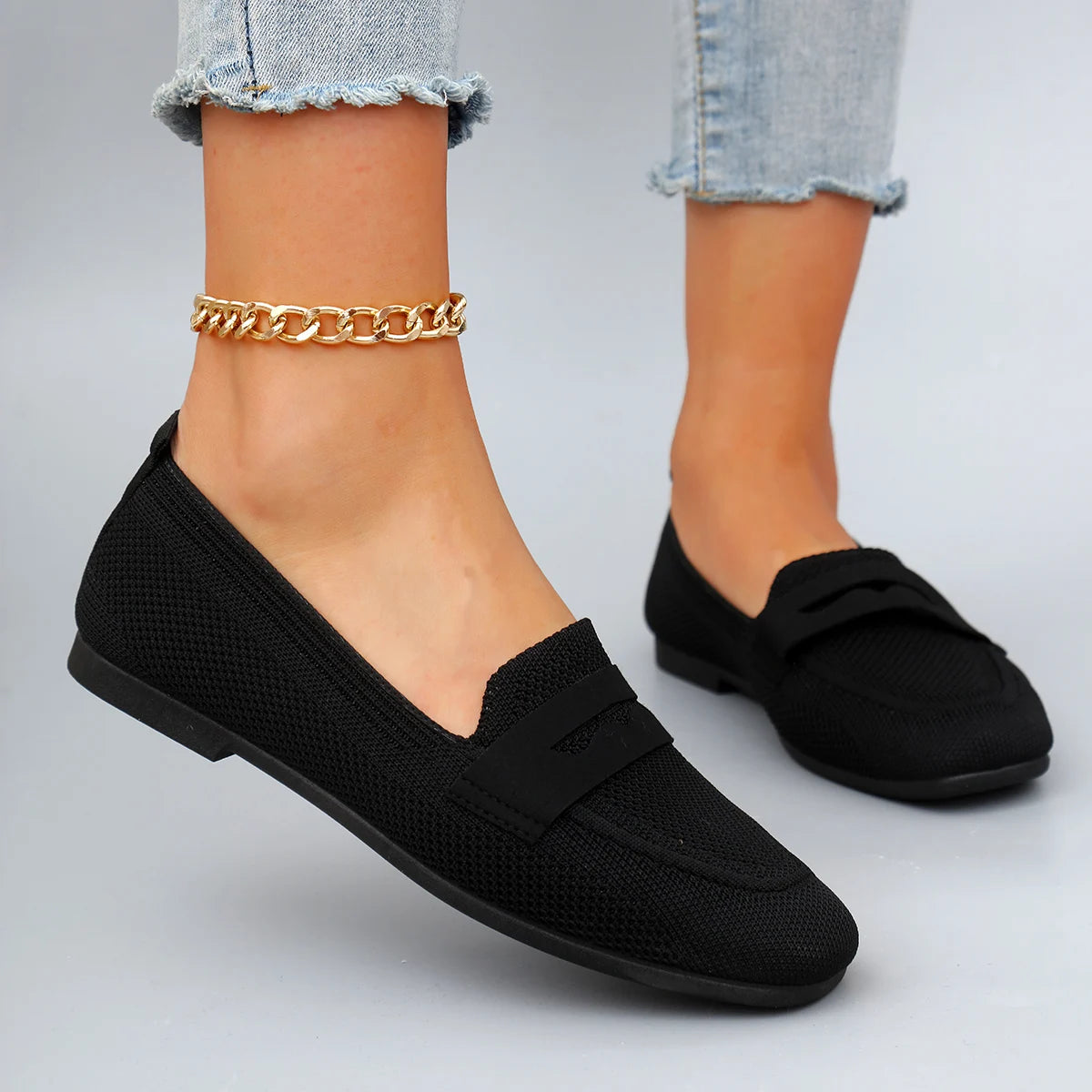 Spring Women's Comfortable, Breathable, Lightweight and Wear-Resistant Casual Shoes with Soft Soles for Lazy People to Step on