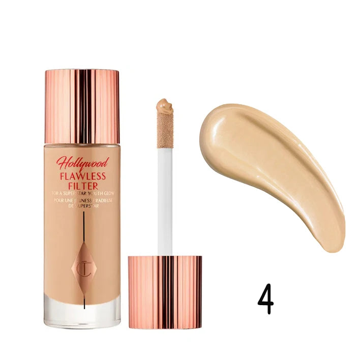 Charlotte Tilbury CT 5Colors Starlight Beauty Liquid Concealer Highlighter Facial Spot Concealer Foundation Skin-friendly Makeup