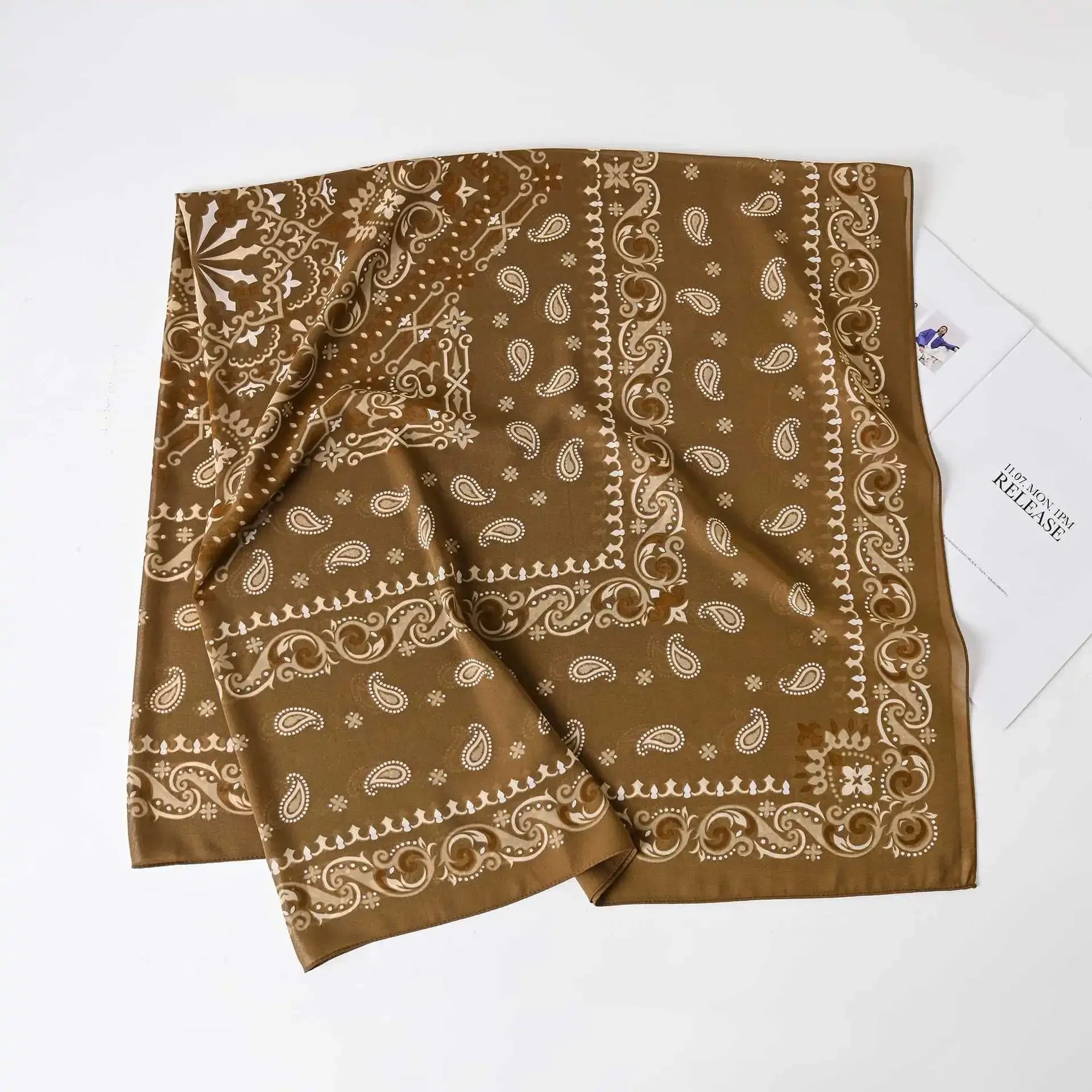Fashion Muslim Chiffon Hijabs for Women Quadrate Shawl Long Wrap Handscarf Versatile Sunscreen Scarf