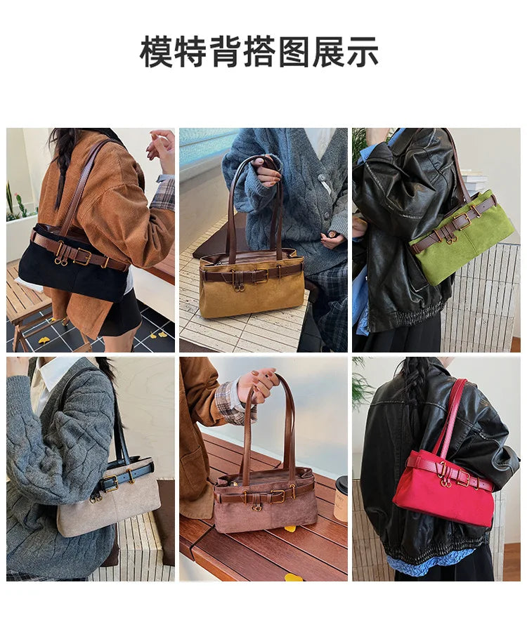 2025 New Luxury PU Leather Shoulder Bag's for Women's - Vegan Leather Crossbody Purse, Fashion Tote with Gold Hardware