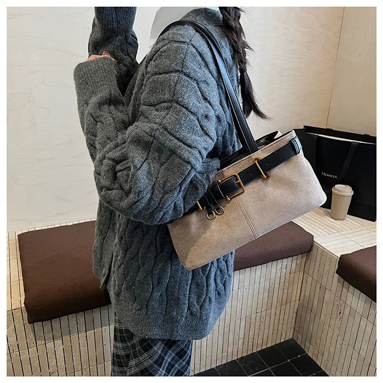 2025 New Luxury PU Leather Shoulder Bag's for Women's - Vegan Leather Crossbody Purse, Fashion Tote with Gold Hardware