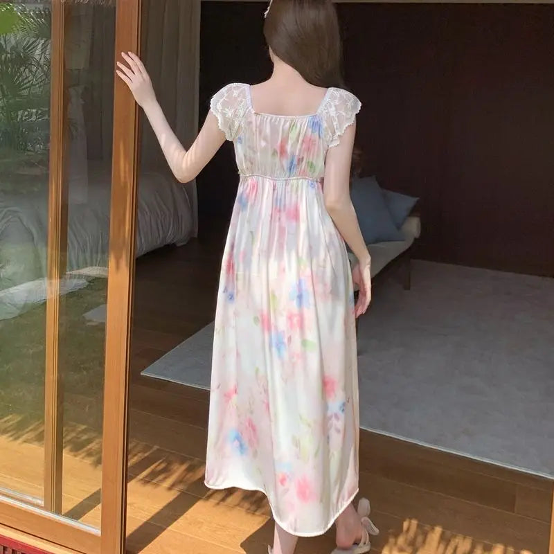 Women's Clothing Sexy Women Night Wear Female Sleepwear Woman Nightgowns Women's Nightgown Seductive Sexy Sleeping Sweaters Home
