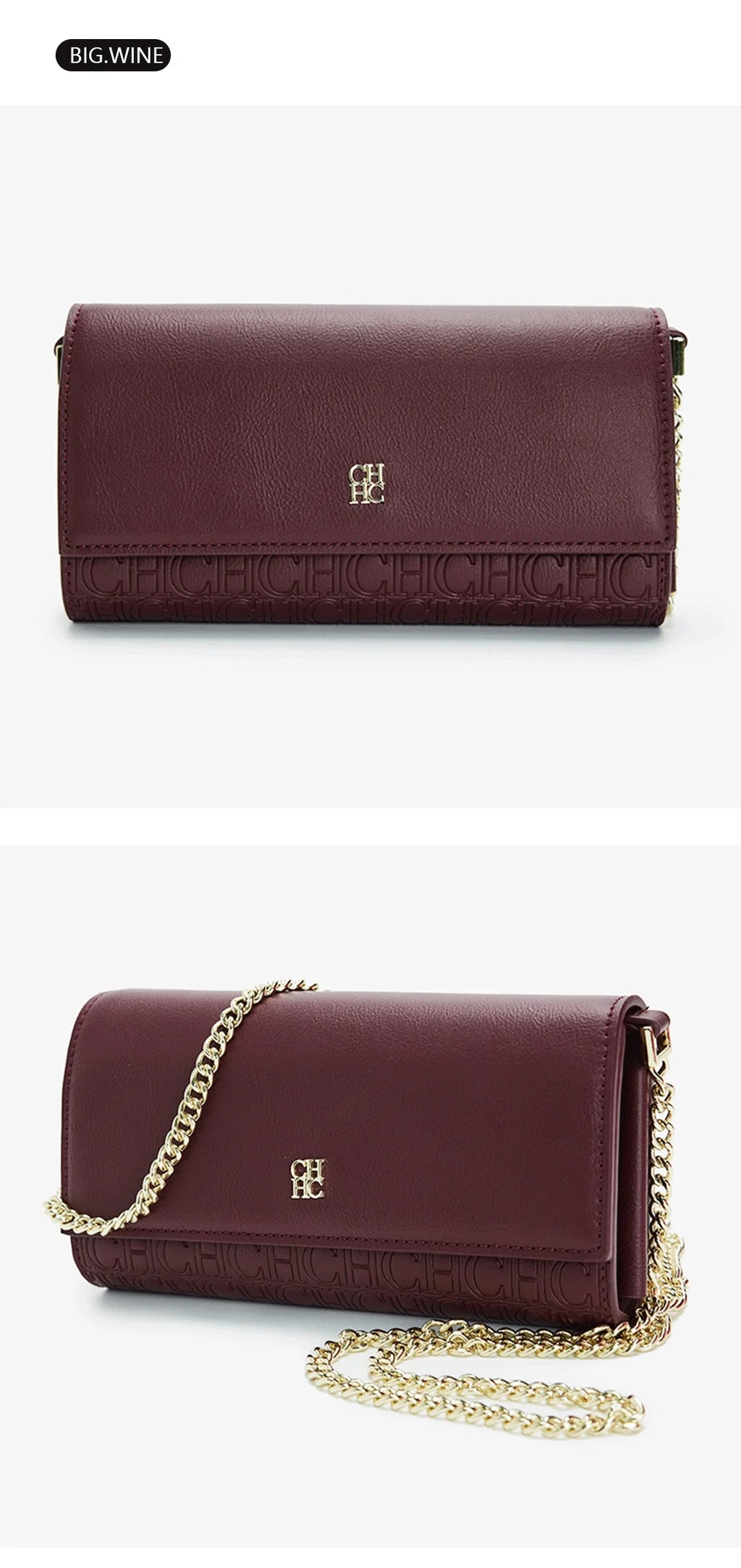 CH Brand Fashionable Women's High-end Shoulder Bag With Letter Printing Design Elegant Women's High-quality Shoulder Bag