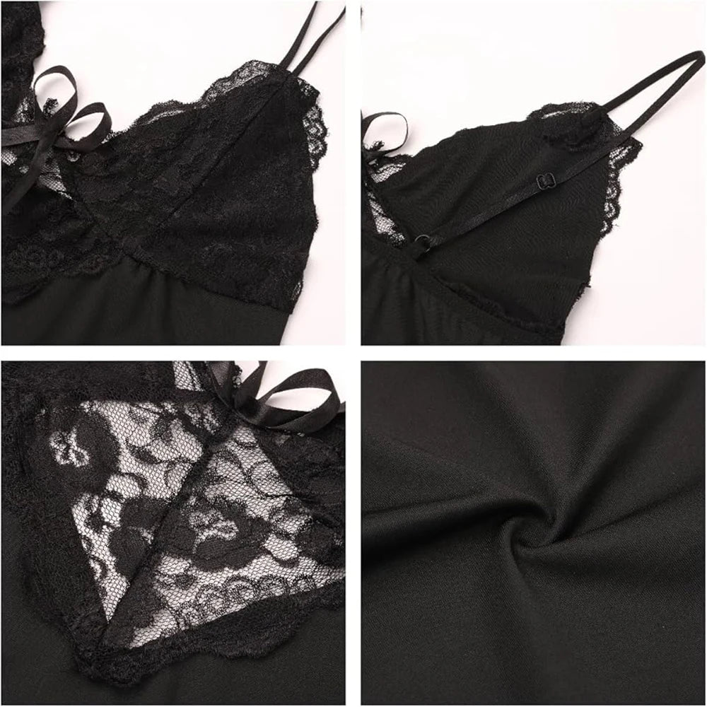 Ladies Summer Pajamas Two Pieces Sexy Pajamas For Women Suspenders Lace Camis And Short Pajamas Set V Neck Home Clothing Suit