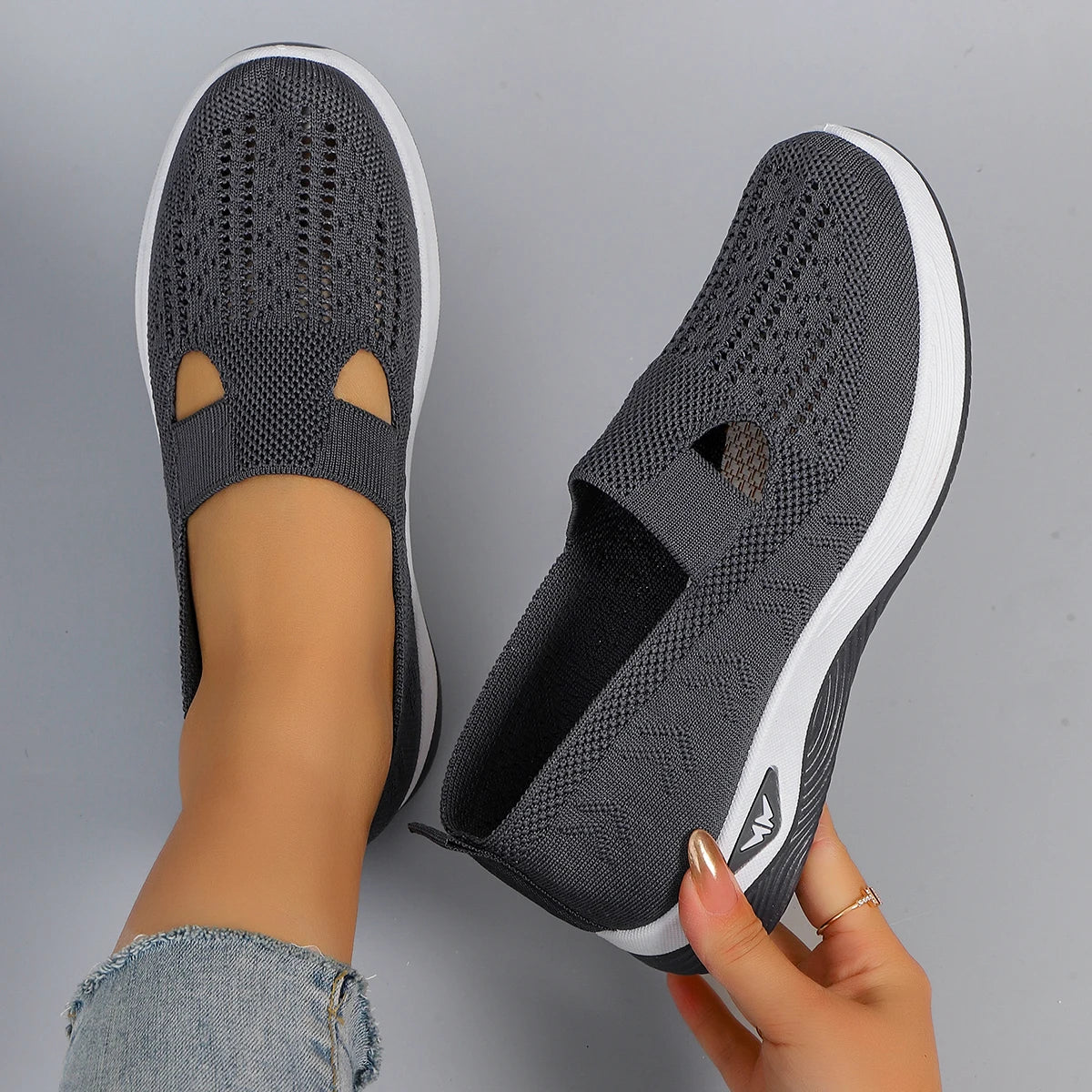 Women's summer breathable mesh flat shoes women's shoes casual sneakers shoes, clearance free shipping