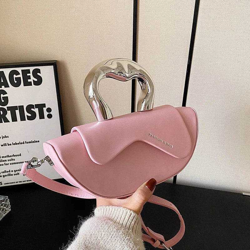 Sewing Thread Solid Soft Shoulder Bags Fashion 2024 High Quality Bags for Women Hasp Interior Compartment Pu Women's Handbags
