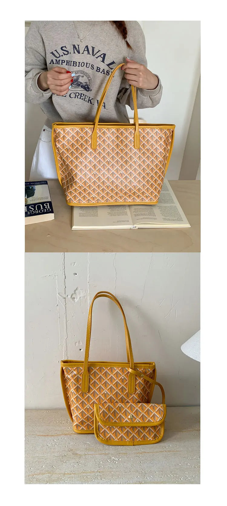 Women's Tote Bag New Simple Double sided Available Mother and Child Large Capacity Casual Handbag Shopping Bag Tote Bag
