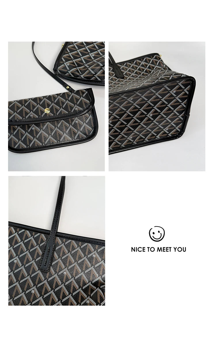 Women's Tote Bag New Simple Double sided Available Mother and Child Large Capacity Casual Handbag Shopping Bag Tote Bag