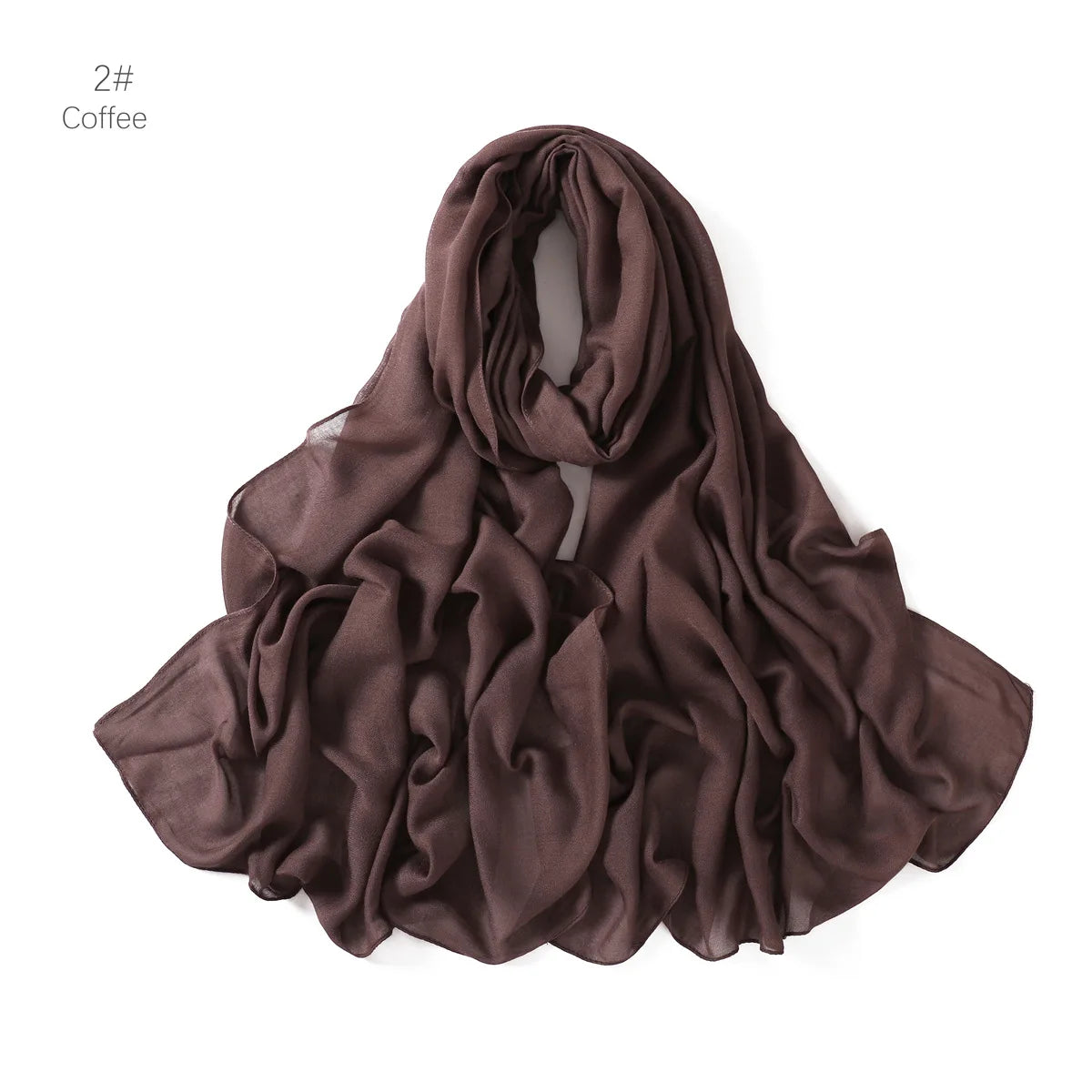 Ramadan Solid Color Modal Cotton Rayon Hijabs Scarf Women Muslim Headscarf Wraps Shawls Femme Musulman Headband Islamic Turban