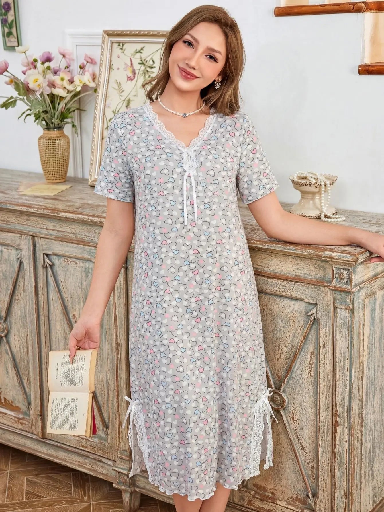 Women's Pajamas Set Pajama Sets Sleepwear Woman Home Suit for Women Nightgowns Pijama Night Wear for Ladies Nightie Trousers Pj