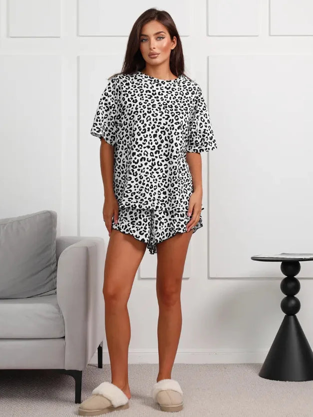 Womens Pajamas Set Ladies Pajamas Floral Print Loungewear Women Pijamas Women Pajamas for Women Sets Outfits Pijamas Women