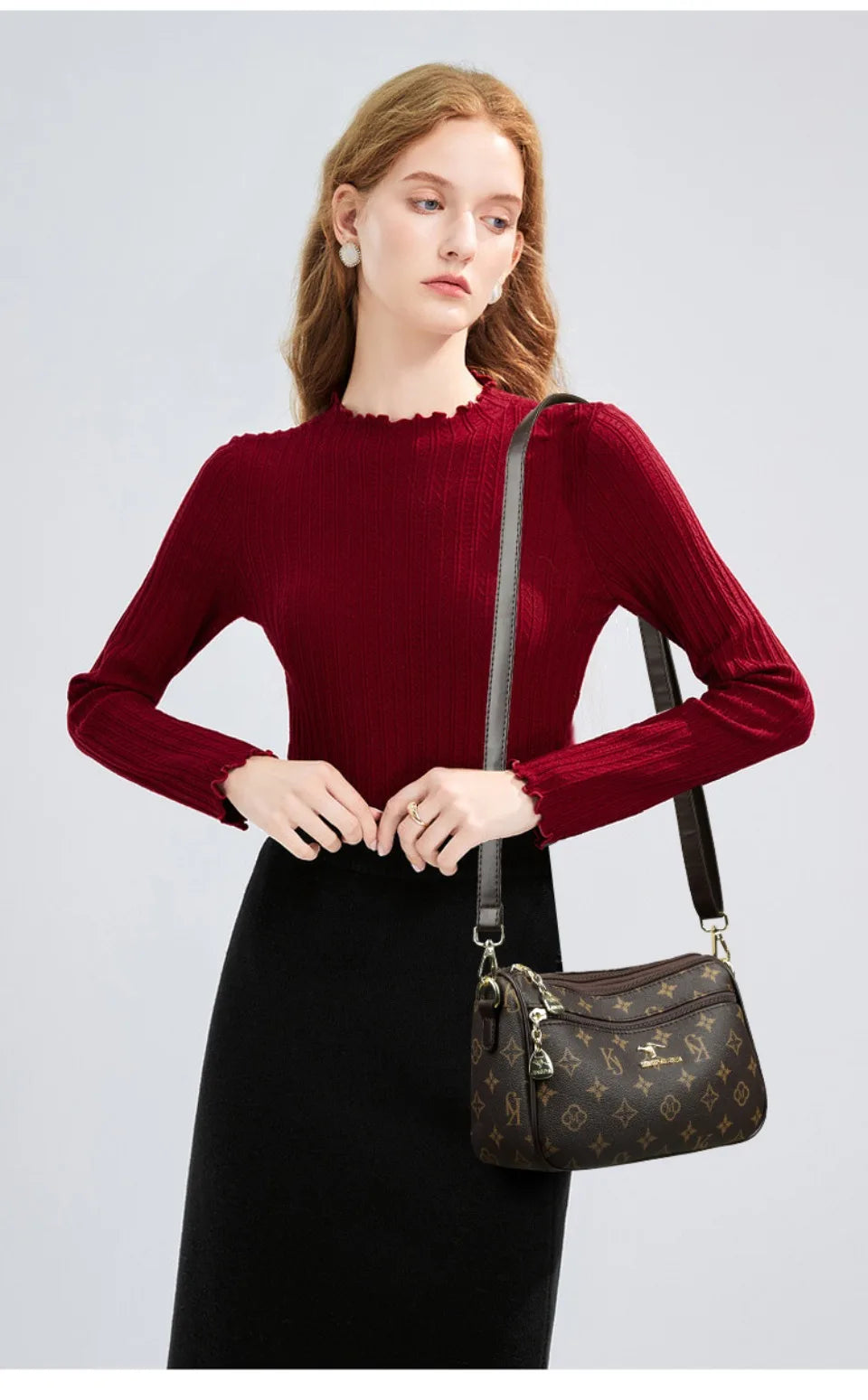 Brand Pu Leather Women Shoulder Crossbody Bags for Women 2025 Luxury Handbags Women Bags Designer Handbags High Quality Sac