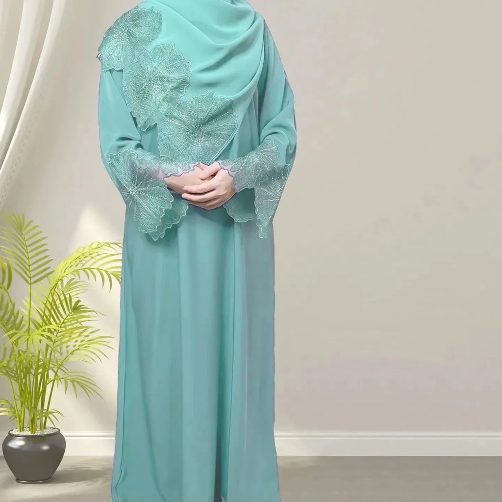 Muslim Hijab Dress Turkish Saudi Arabia African Dresses for Women Islam Clothing Caftan Robe Malay-Indonesia Kaftan Dubai Abaya