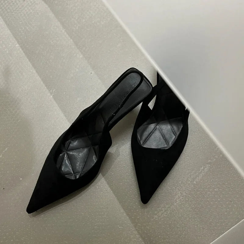 Women's Sexy Red High Heels 2024 New Women's Summer Strappy Sandals Comfortable Pointed Toe Women Sandals Fashion Stiletto Shoes