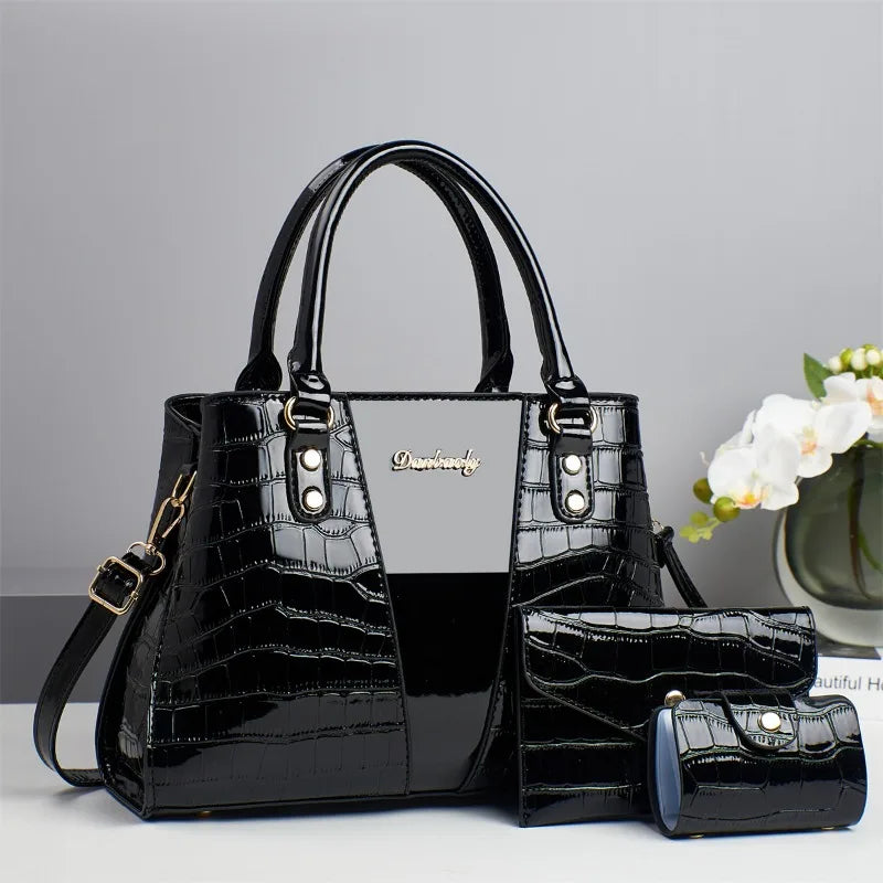 Luxury Designer Shoulder Crossbody Bags High-quality 3Piece Set Women Bags Fashion Ladies Handbags Crossbody Messenger Bag Sac