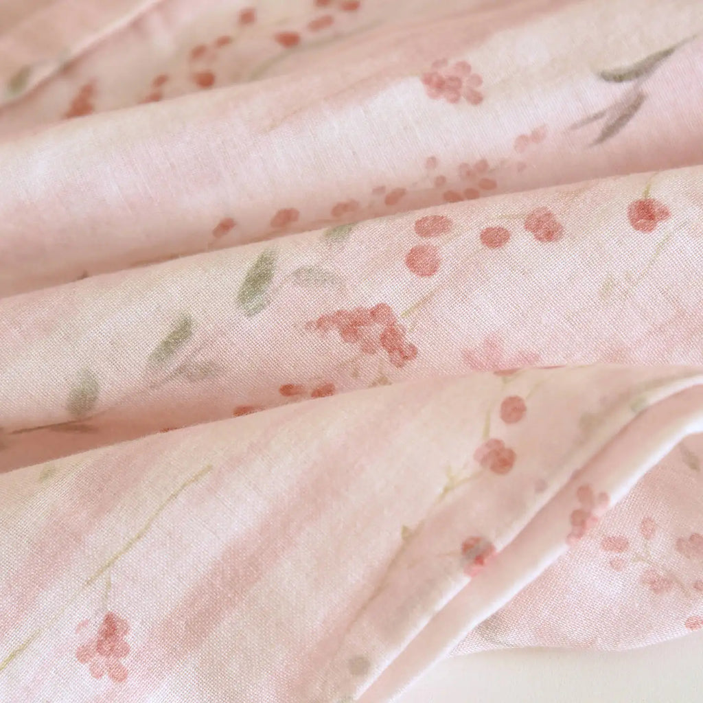 Autumn Sleepwear Home Suit Pure Cotton Pajamas Floral Long Sleeve Pyjama Set Woman Nightwear House Suit Ladies Trouser Sets
