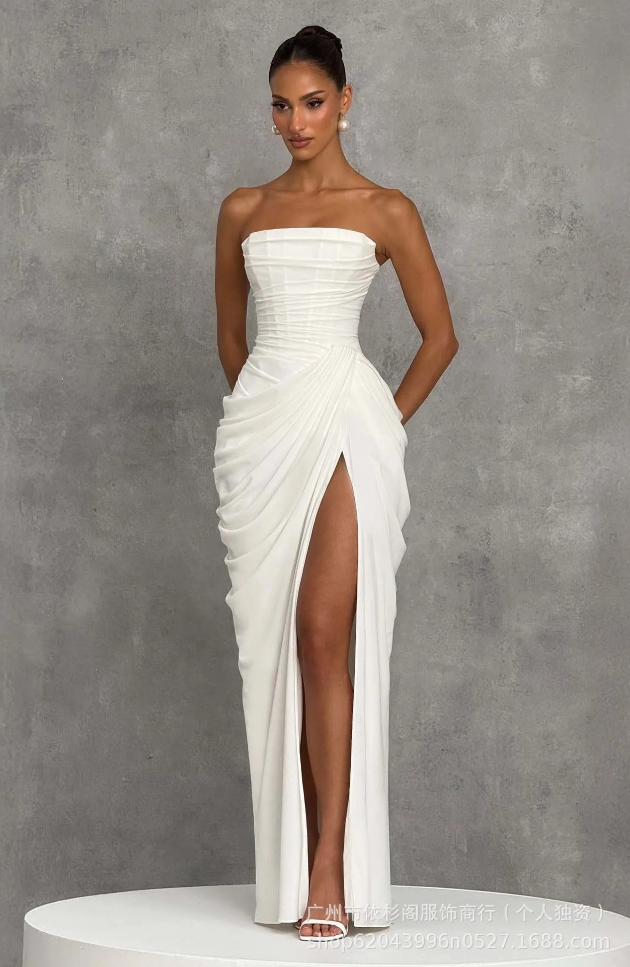 Women Yellow Low Cut Backless High Waisted Dress Cincher Spaghetti Strap Vestidos Party Club Women Robe Elegant Evening Dress