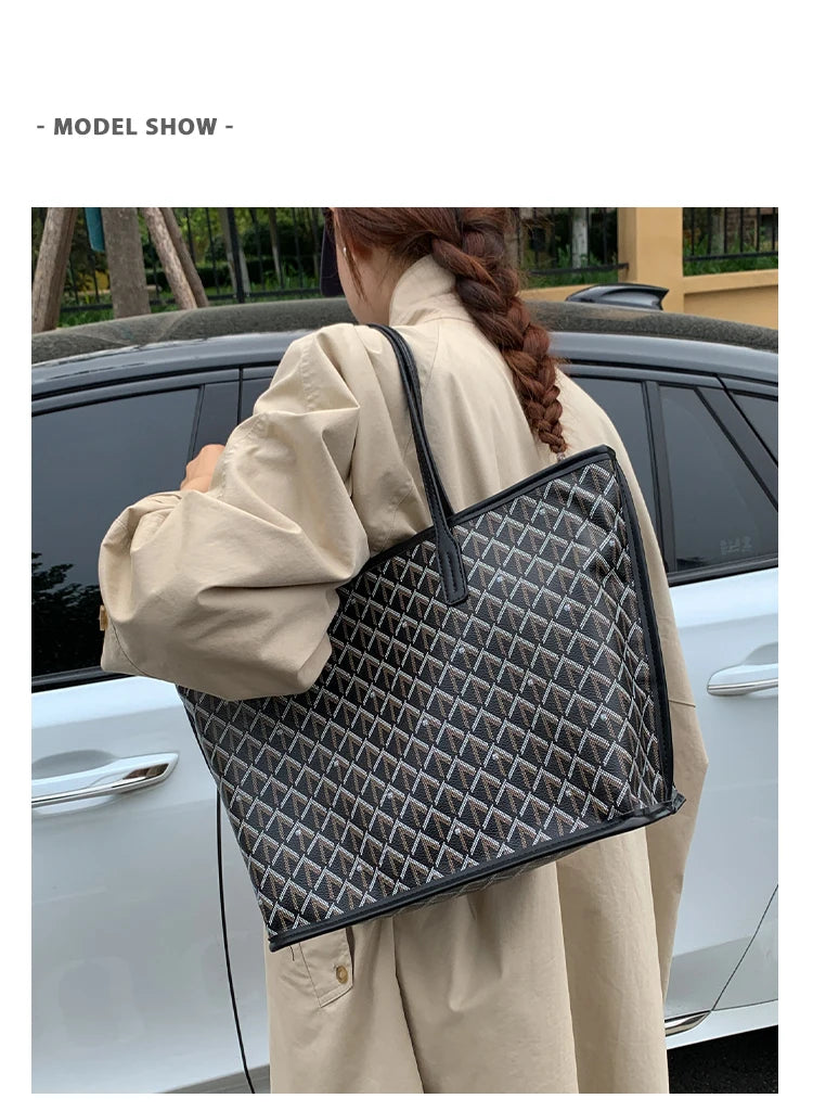 Women's Tote Bag New Simple Double sided Available Mother and Child Large Capacity Casual Handbag Shopping Bag Tote Bag