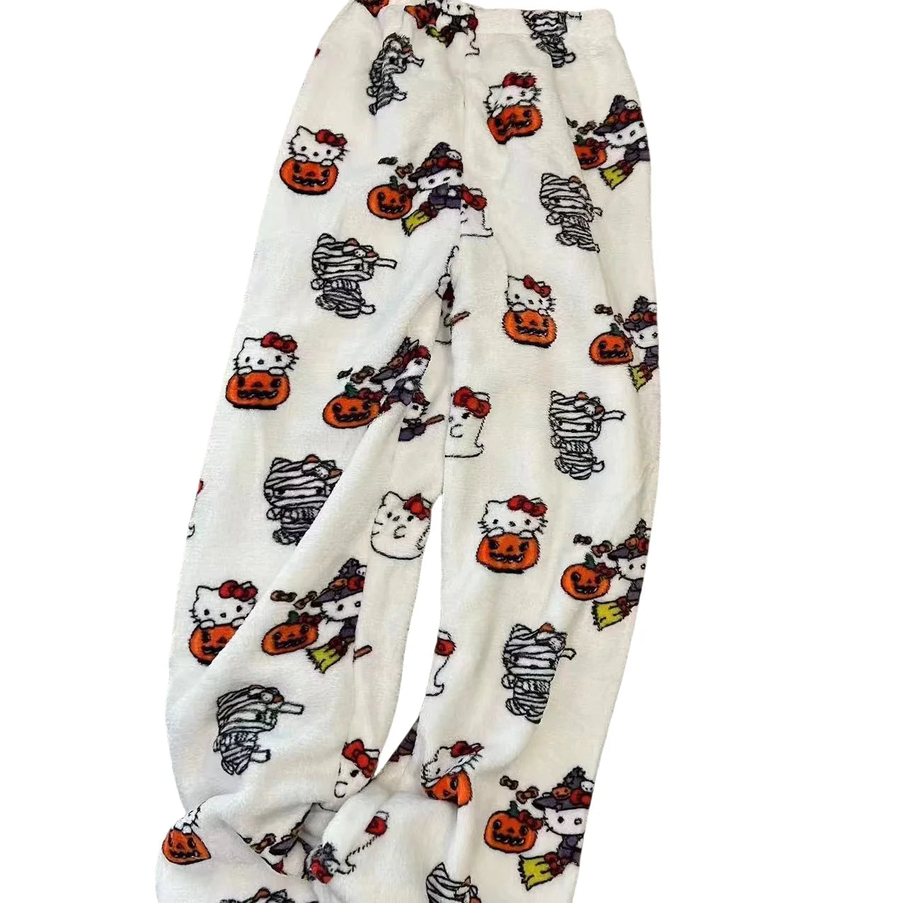 Christmas Hello Kitty Pajama Pants Anime Loose Pants Cartoon Couple Loungewear Women Leisure Home Trousers