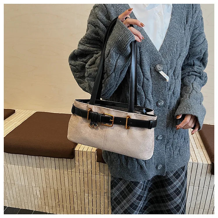 2025 New Luxury PU Leather Shoulder Bag's for Women's - Vegan Leather Crossbody Purse, Fashion Tote with Gold Hardware