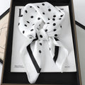 Lady Hair Dot Scarf Female Silk Square Scarves Head Wraps for Women Bandana Fashion Foulard Shawls Female Neckerchief Summer