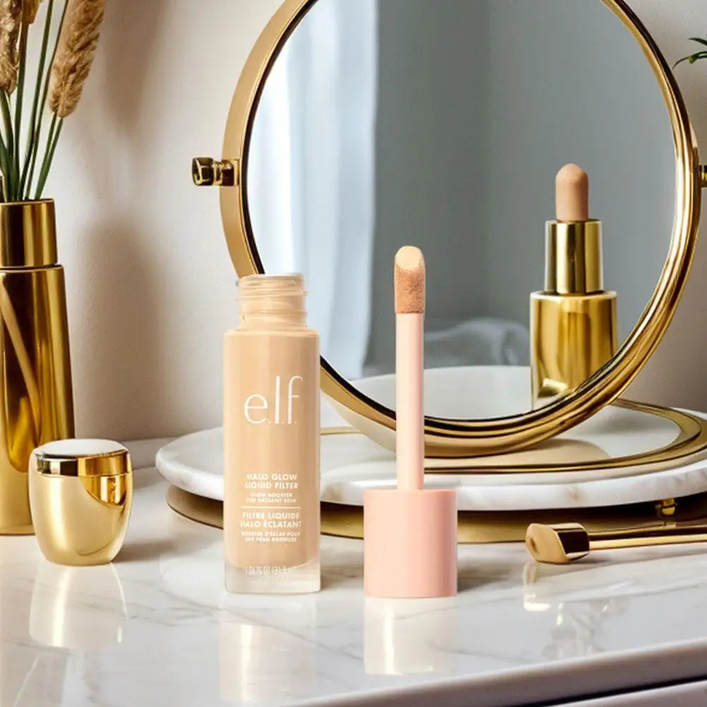 Elf Full Coverage Waterproof Liquid Foundation Long Lasting Matte Finish Dark Circle&Blemish Cover Cosmetics for All Skin Types