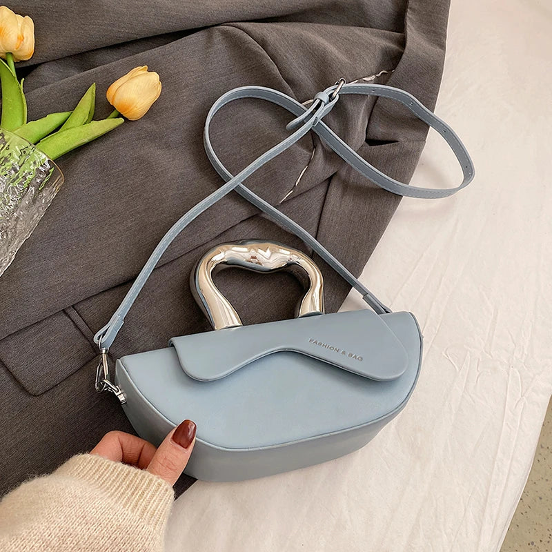 Sewing Thread Solid Soft Shoulder Bags Fashion 2024 High Quality Bags for Women Hasp Interior Compartment Pu Women's Handbags