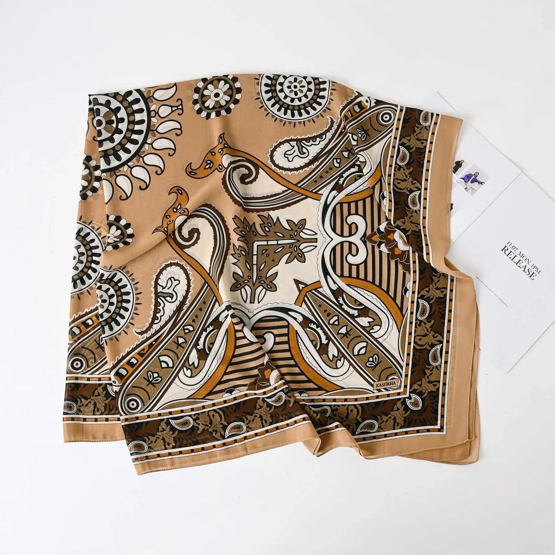 Fashion Muslim Chiffon Hijabs for Women Quadrate Shawl Long Wrap Handscarf Versatile Sunscreen Scarf