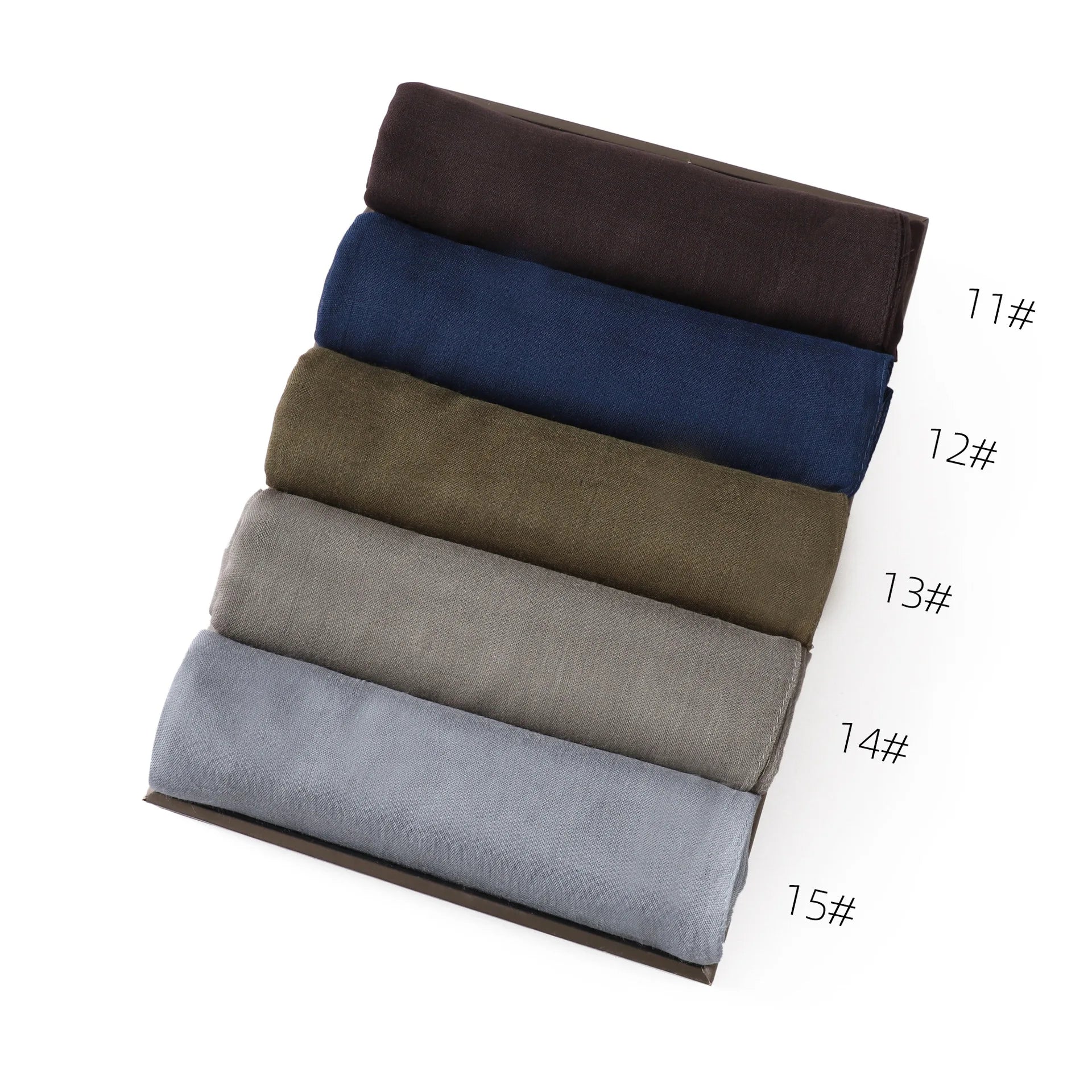 Ramadan Solid Color Modal Cotton Rayon Hijabs Scarf Women Muslim Headscarf Wraps Shawls Femme Musulman Headband Islamic Turban