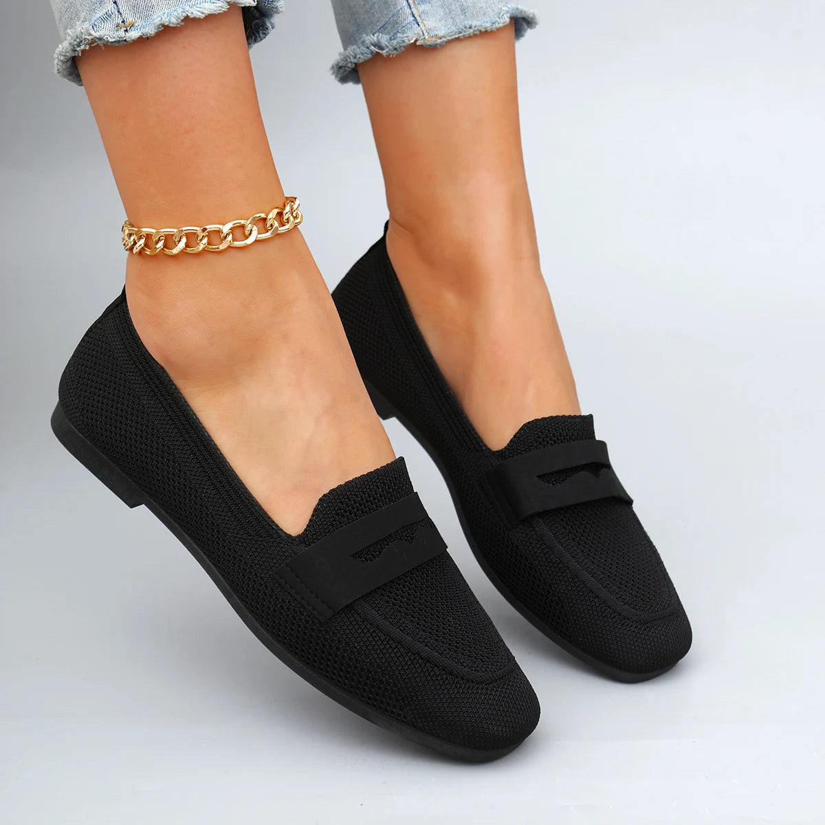 Spring Women's Comfortable, Breathable, Lightweight and Wear-Resistant Casual Shoes with Soft Soles for Lazy People to Step on