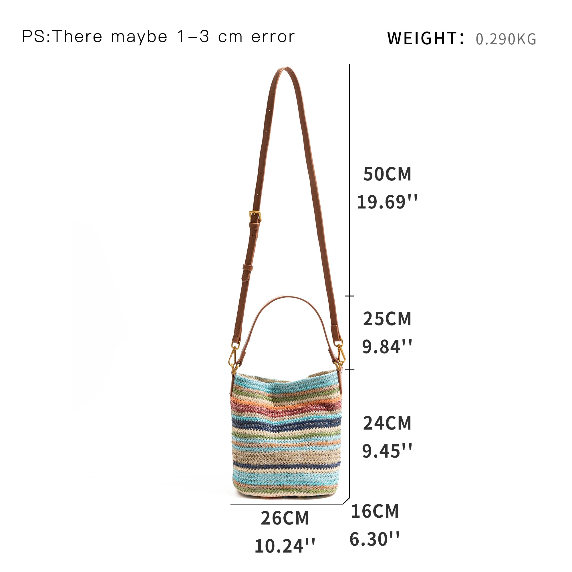 In Stock Colored Striped Tote Bag Leather Top Handle Daily Mobile Phone Wallet Korean Luxury Design Tote Bag Handbag