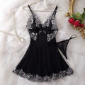 Women Sleepwear Sling Transparent Underwear Nightgown Pajamas Lace Nightdress
