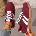 2026 New Designer Sneakers for Women Casual Patchwork Leather Sneakers Women Outdoor Casual Comfortable Ladies Shoe