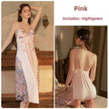 Sexy Pajama Woman Sleeveless Pajamas Nightgowns for Women Pajamas Mesh Dress Lace Nightie Slip Dress Sleepwear Sexi Night Outfit