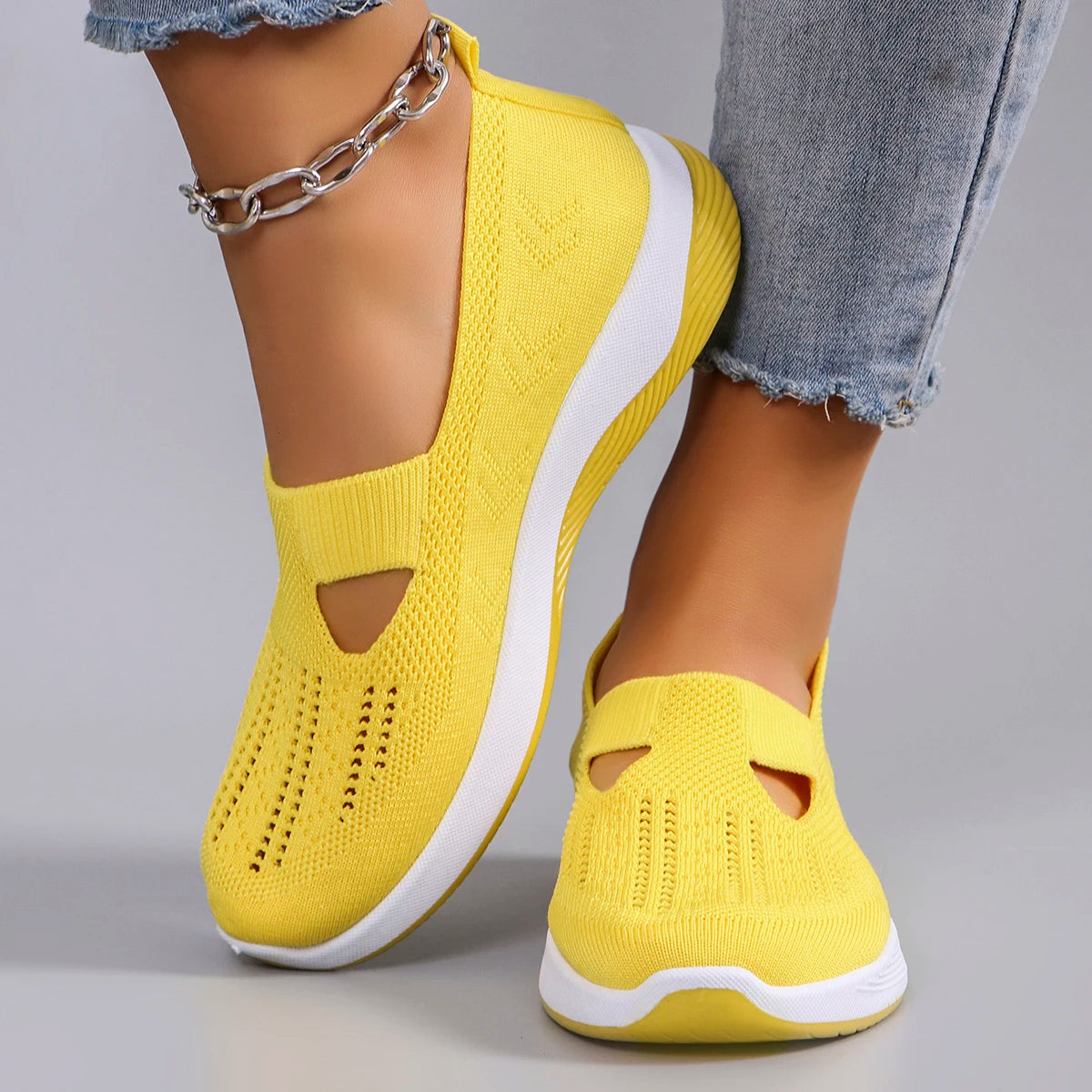 Women's summer breathable mesh flat shoes women's shoes casual sneakers shoes, clearance free shipping