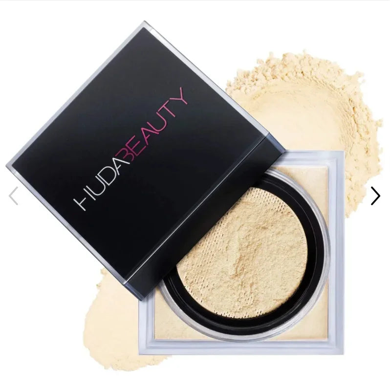 Huda Beauty Delicate Setting Powder Lasting Without Shedding Makeup Control Oil Locking Moisture Create Zero Pore Base Makeup