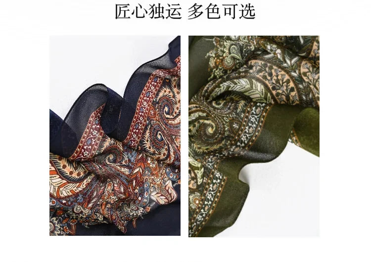Fashion Muslim Chiffon Hijabs for Women Quadrate Shawl Long Wrap Handscarf Versatile Sunscreen Scarf