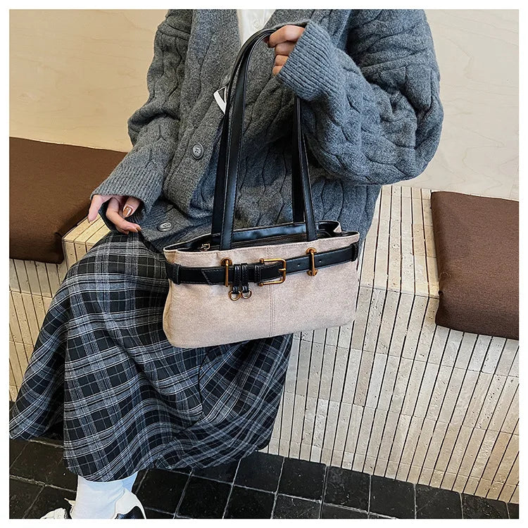 2025 New Luxury PU Leather Shoulder Bag's for Women's - Vegan Leather Crossbody Purse, Fashion Tote with Gold Hardware