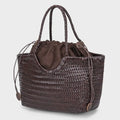French Hand-woven Women's Tote Bag Large Vegetable Basket Bag With Casual Shopping Woven Inside Bag Shoulder Underarm Tote Bag