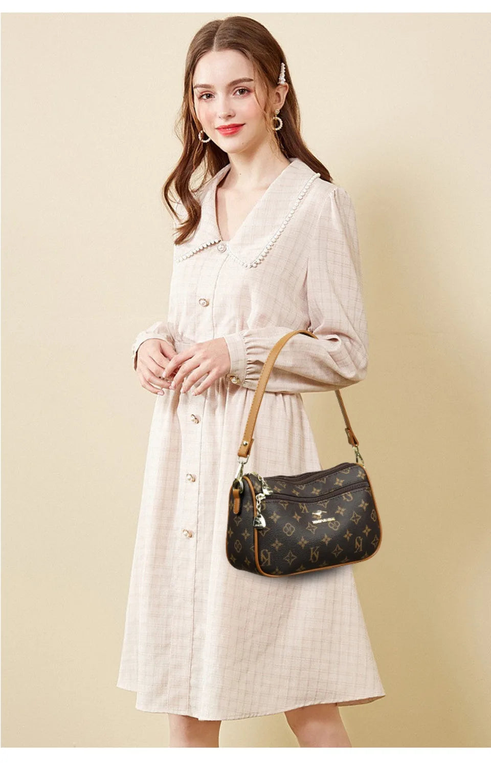 Brand Pu Leather Women Shoulder Crossbody Bags for Women 2025 Luxury Handbags Women Bags Designer Handbags High Quality Sac