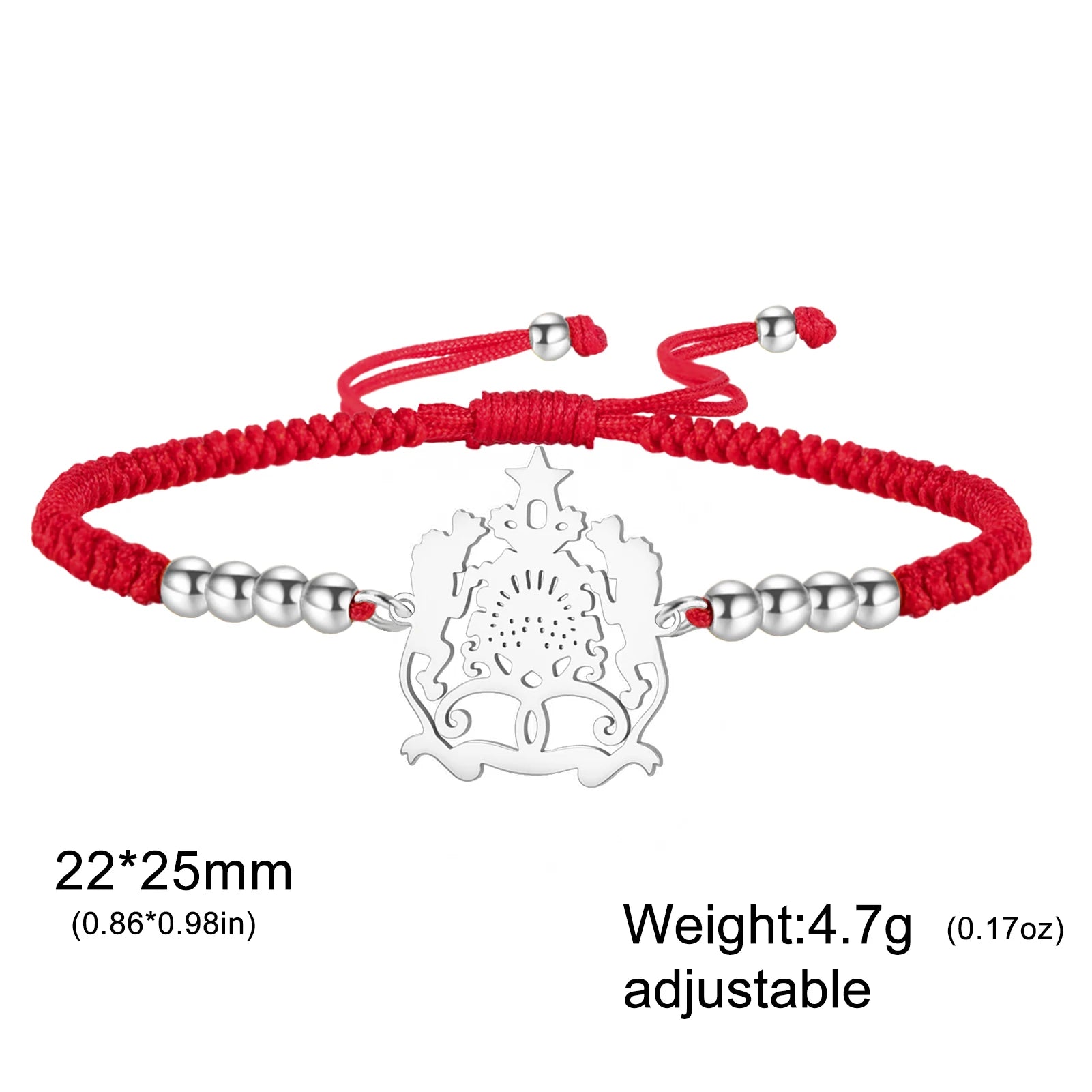 Hipee Morocco Pendant Bracelet  Maroc Stainless Steel National Jewelry for Women Men