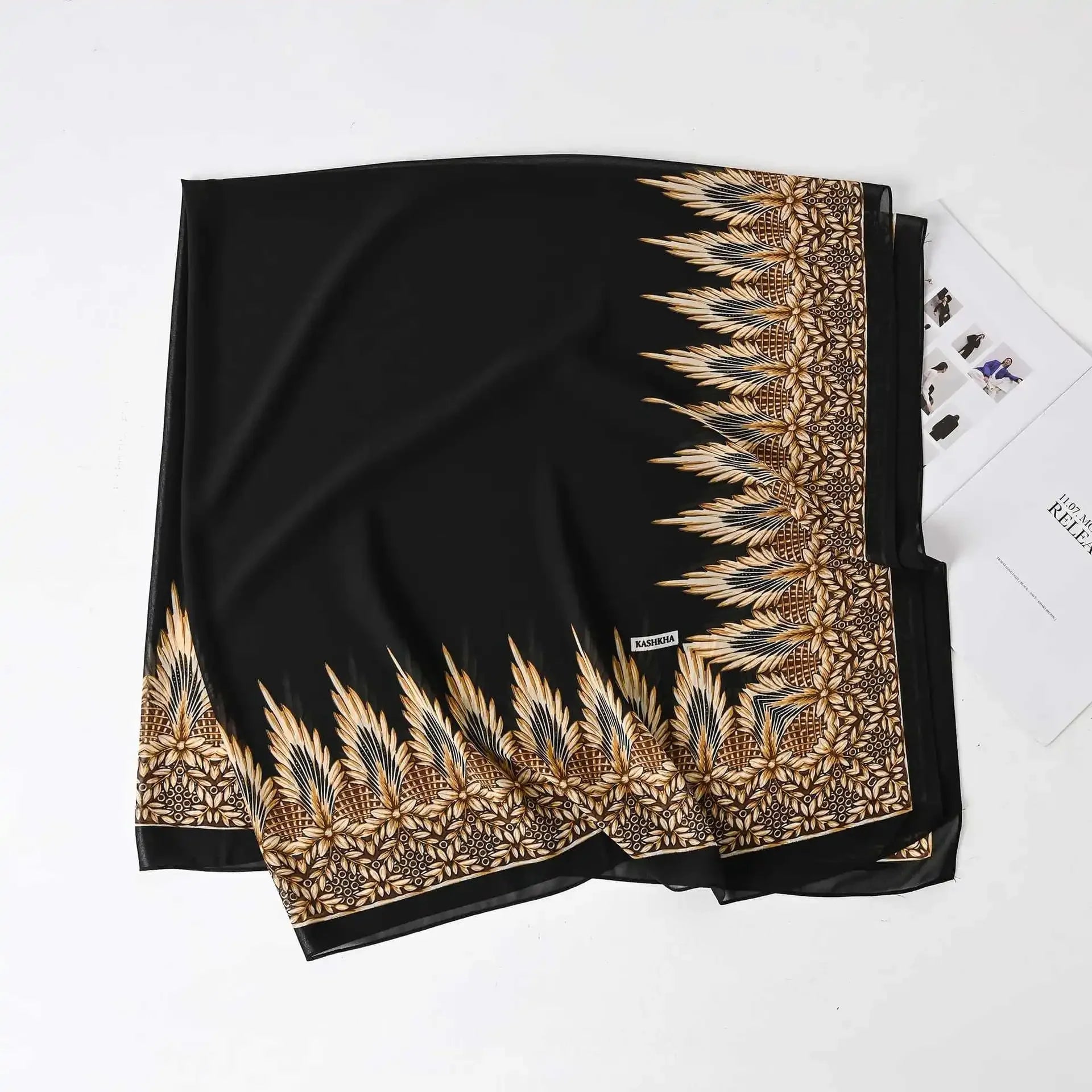 Fashion Muslim Chiffon Hijabs for Women Quadrate Shawl Long Wrap Handscarf Versatile Sunscreen Scarf