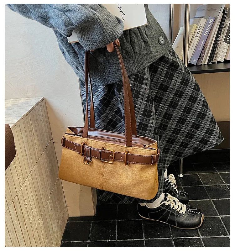 2025 New Luxury PU Leather Shoulder Bag's for Women's - Vegan Leather Crossbody Purse, Fashion Tote with Gold Hardware