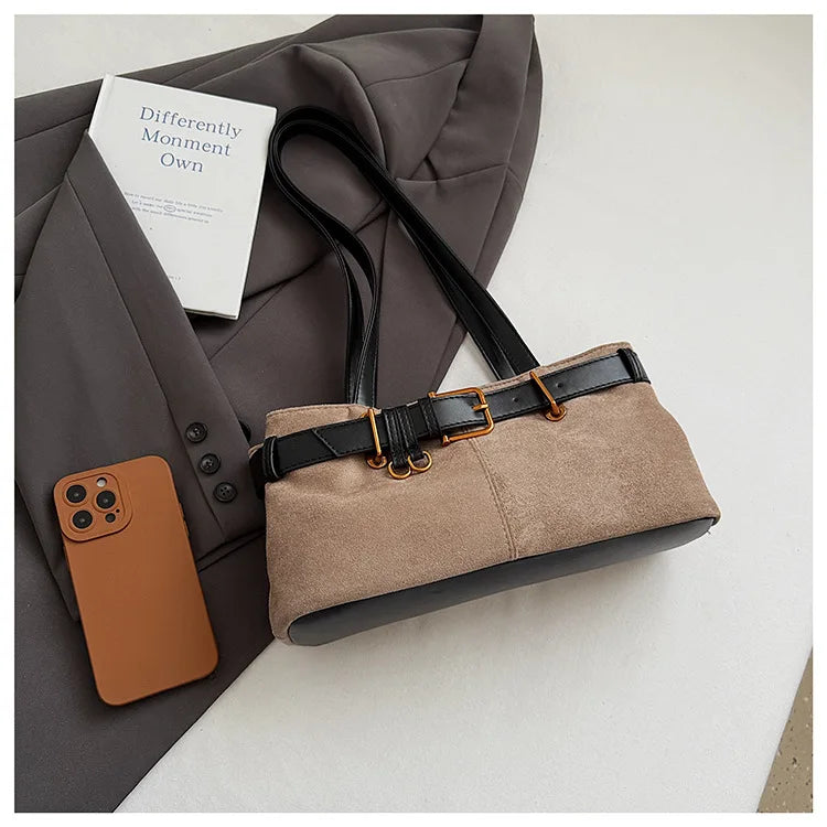 2025 New Luxury PU Leather Shoulder Bag's for Women's - Vegan Leather Crossbody Purse, Fashion Tote with Gold Hardware