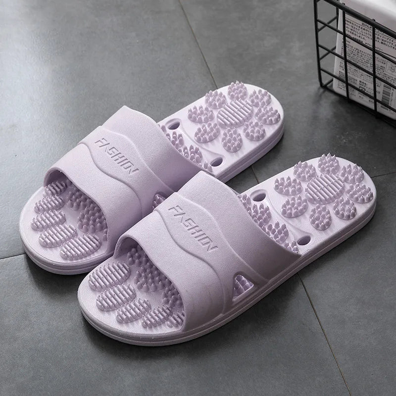 Women Men Massage Home Slippers Couple Shoes Summer Sandals House Soft Non Slip Wear Resistant Slides Indoor Bathroom Flip Flops