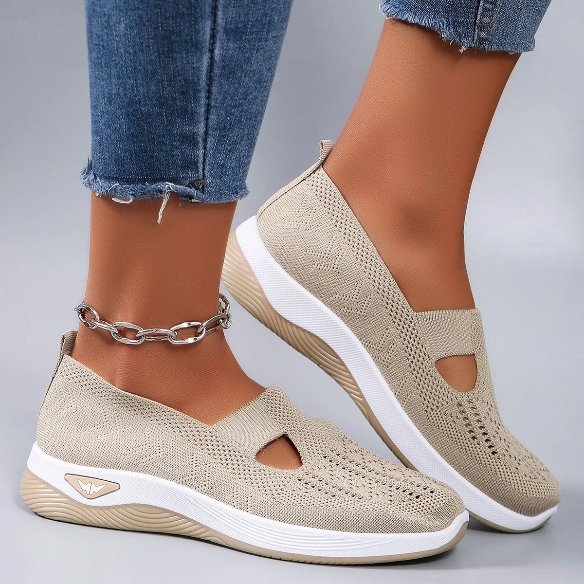 Women's summer breathable mesh flat shoes women's shoes casual sneakers shoes, clearance free shipping