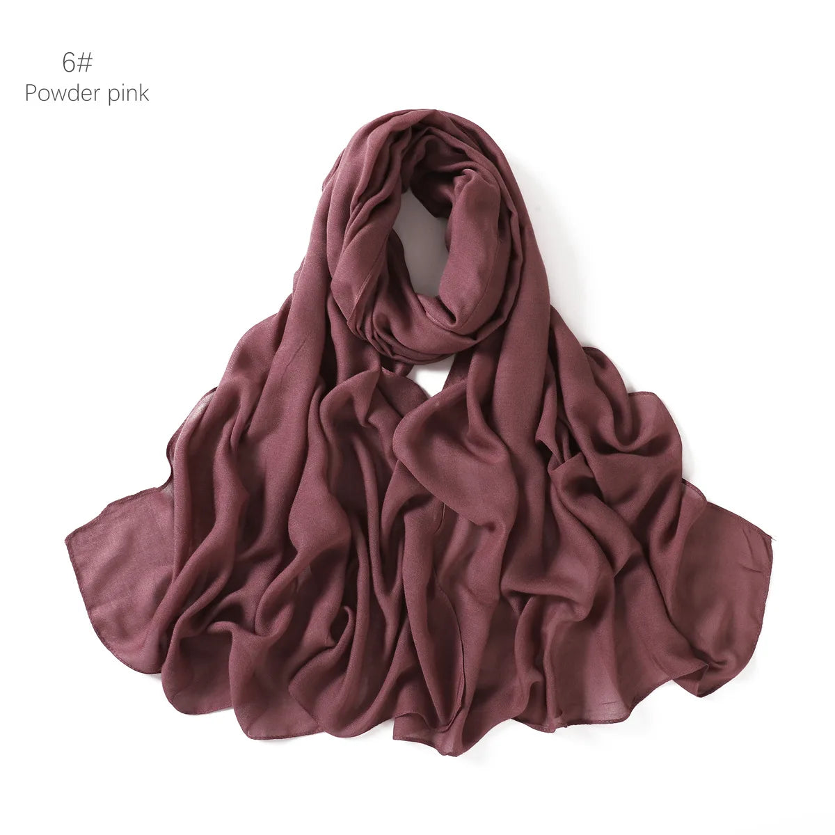 Ramadan Solid Color Modal Cotton Rayon Hijabs Scarf Women Muslim Headscarf Wraps Shawls Femme Musulman Headband Islamic Turban
