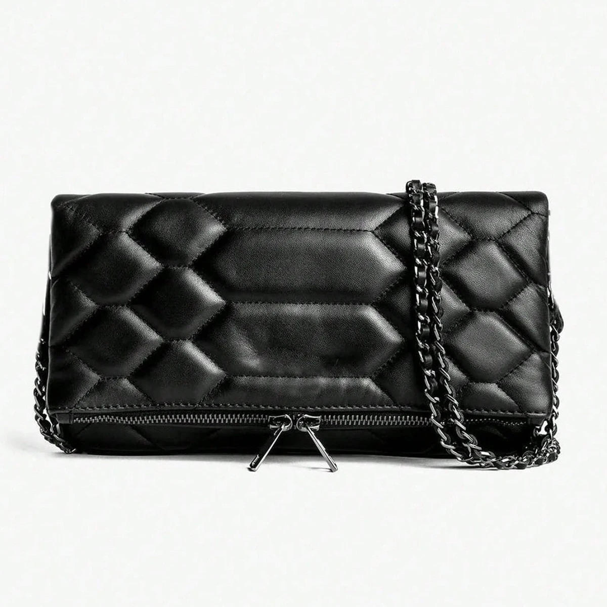 Classic fashion chain shoulder bag, simple and versatile, elegant messenger bag, suitable for work, commuting and shopping