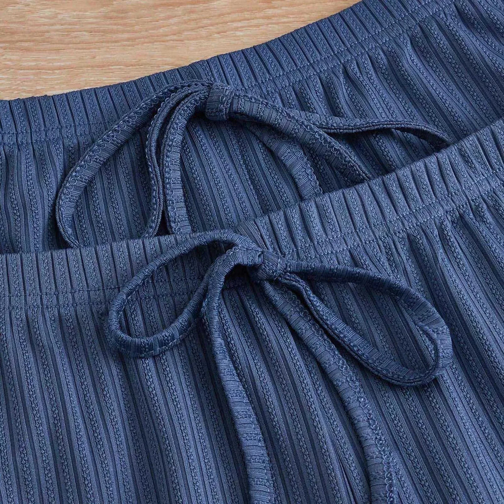 New 2025 Women's Summer 3PCS Pajama Sets Solid Vest Shorts and Pants Paired with Lace Splicing for Homewear Sexy Sleepwear Sets